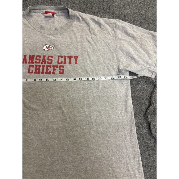 VTG Kansas City Chiefs Men’s XL Gray Short Sleeve NFL T-Shirt - Picture 2 of 6